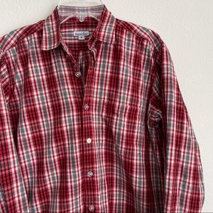 Steven Alan Plaided Button Up LS Shirt